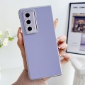 For Honor Magic Vs2 Morandi Pearlescent Paint Shockproof Phone Case(Purple)