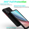 For Motorola Moto G Stylus 5G 2024 Q Shadow 1 Series TPU + PC Phone Case with Ring(Sky Blue)