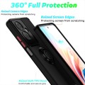 For OPPO A79 5G Q Shadow 1 Series TPU + PC Phone Case with Ring(Black+Black)