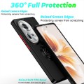 For OPPO Reno11 Global Q Shadow 1 Series TPU + PC Phone Case with Ring(Yellow)