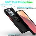 For Xiaomi Redmi Note 13 Pro 5G Q Shadow 1 Series TPU + PC Phone Case with Ring(Black+Red)