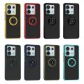 For Xiaomi Redmi Note 13 Pro 5G Q Shadow 1 Series TPU + PC Phone Case with Ring(Red)