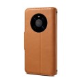 For Huawei Mate 40 Denior Cowhide Texture Wallet Style Leather Phone Case(Khaki)