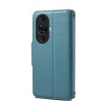 For Huawei nova 11 Pro Denior Cowhide Texture Wallet Style Leather Phone Case(Blue)