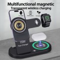 H50 4 in 1 Multi-function Magnetic Wireless Charger(Black)
