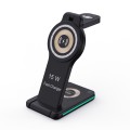 H60 5 in 1 Folding Multi-function Magnetic Wireless Charger(Black)