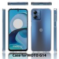 For Motorola Moto G14 Scratchproof Acrylic TPU Phone Case(Transparent)