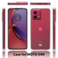 For Motorola Moto G84 Scratchproof Acrylic TPU Phone Case(Transparent)