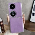 For Huawei Pocket 2 Skin Feel Leather Texture Pearlescent Paint Shockproof Phone Case(Purple)