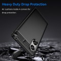 For Sony Xperia 5 V Carbon Fiber Brushed Texture TPU Phone Case(Black)