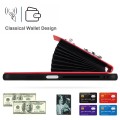 For Xiaomi Redmi Note 12 Pro 5G Global Organ Card Bag Ring Holder Phone Case with Long Lanyard(Red)