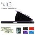 For Xiaomi Redmi Note 12 Pro+ 5G Global Organ Card Bag Ring Holder Phone Case with Long Lanyard(Purp