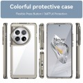 For OnePlus 12 Colorful Series Acrylic Hybrid TPU Phone Case(Transparent Grey)