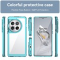 For OnePlus 12 Colorful Series Acrylic Hybrid TPU Phone Case(Transparent Blue)