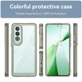 For OnePlus Nord CE4 Colorful Series Acrylic Hybrid TPU Phone Case(Transparent Grey)