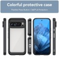 For Google Pixel 9 Colorful Series Acrylic Hybrid TPU Phone Case(Black)