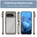 For Google Pixel 9 Colorful Series Acrylic Hybrid TPU Phone Case(Transparent Grey)