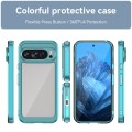 For Google Pixel 9 Colorful Series Acrylic Hybrid TPU Phone Case(Transparent Blue)