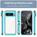 For Google Pixel 9 Pro Colorful Series Acrylic Hybrid TPU Phone Case(Transparent Blue)