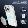 For iPhone 15 Pro Electroplated IMD Magsafe PC Hybrid TPU Phone Case(White)