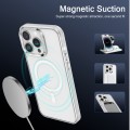 For iPhone 15 Electroplated IMD Magsafe PC Hybrid TPU Phone Case(White)