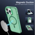 For iPhone 11 Electroplated IMD Magsafe PC Hybrid TPU Phone Case(Green)