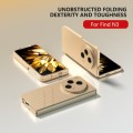 For OPPO Find N3 PC Frosted Texture Diamond Paint Shockproof Phone Case(Gold)