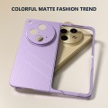 For OPPO Find N3 PC Frosted Texture Diamond Paint Shockproof Phone Case(Purple)