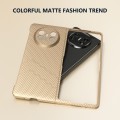 For Huawei Mate X5 PC Frosted Texture Diamond Paint Shockproof Phone Case(Gold)