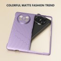 For Huawei Mate X5 PC Frosted Texture Diamond Paint Shockproof Phone Case(Purple)