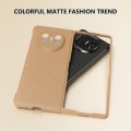 For Huawei Mate X5 PC Frosted Texture Diamond Paint Shockproof Phone Case(Brown)