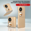 For Huawei Pocket 2 PC Frosted Texture Diamond Paint Shockproof Phone Case(Gold)
