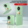 For Huawei Pocket 2 PC Frosted Texture Diamond Paint Shockproof Phone Case(Light Green)