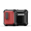 For AirPods 2 / 1 DUX DUCIS PECI Series Earbuds Box Protective Case(Red)