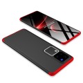 For vivo V30 /V30 Pro 5G GKK Three Stage Splicing Full Coverage PC Phone Case(Black Red)
