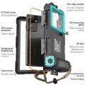 Diving Shell Gen2 Upgrade IP68 Waterproof Phone Case(Black Blue)