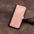 For Infinix Smart 7 HD Side Buckle Double Fold Hand Strap Leather Phone Case(Pink)