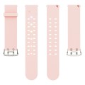 For Apple Watch Series 9 45mm Luminous Colorful Light Silicone Watch Band(Pink)