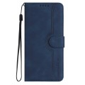 For Tecno Camon 20 Premier Heart Pattern Skin Feel Leather Phone Case(Royal Blue)