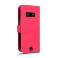 For Kyocera DuraForce EX KY-51D Skin Feel Magnetic Flip Leather Phone Case(Rose Red)