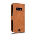 For Kyocera DuraForce EX KY-51D Skin Feel Magnetic Flip Leather Phone Case(Brown)