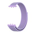 For Samsung Galaxy Fit 3 Woven Nylon Loop Watch Band(Purple)