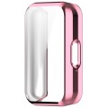 For Samsung Galaxy Fit 3 Full Coverage TPU Electroplated Watch Protective Case(Pink)
