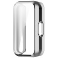 For Samsung Galaxy Fit 3 Full Coverage TPU Electroplated Watch Protective Case(Silver)