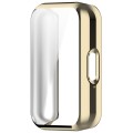 For Samsung Galaxy Fit 3 Full Coverage TPU Electroplated Watch Protective Case(Light Gold)