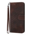 For Infinix Smart 7 HD YX0060 Elephant Head Embossed Phone Leather Case with Lanyard(Coffee)