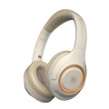 A8 Gaming Wireless Headset Stereo Over Ear Wired Microphone Headphone(Beige)