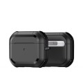 For AirPods 3 DUX DUCIS PECA Series Earbuds Box Protective Case(Black)