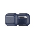 For AirPods 3 DUX DUCIS PECB Series Earbuds Box Protective Case(Dark Blue)