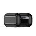 For AirPods Pro DUX DUCIS PECB Series Earbuds Box Protective Case(Black)